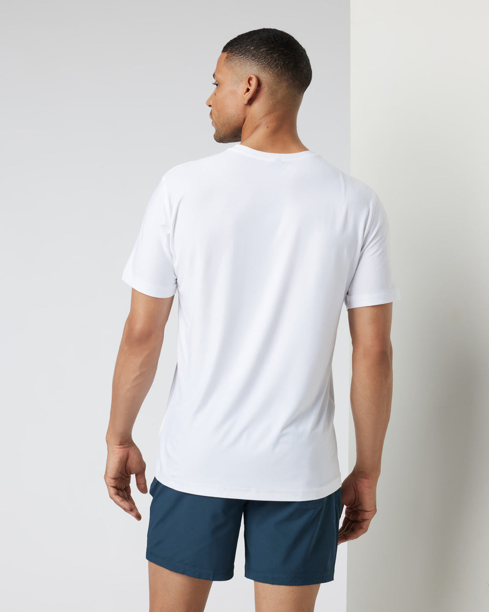 Vuori Strato Tech Tee Men's White Tech Shirt