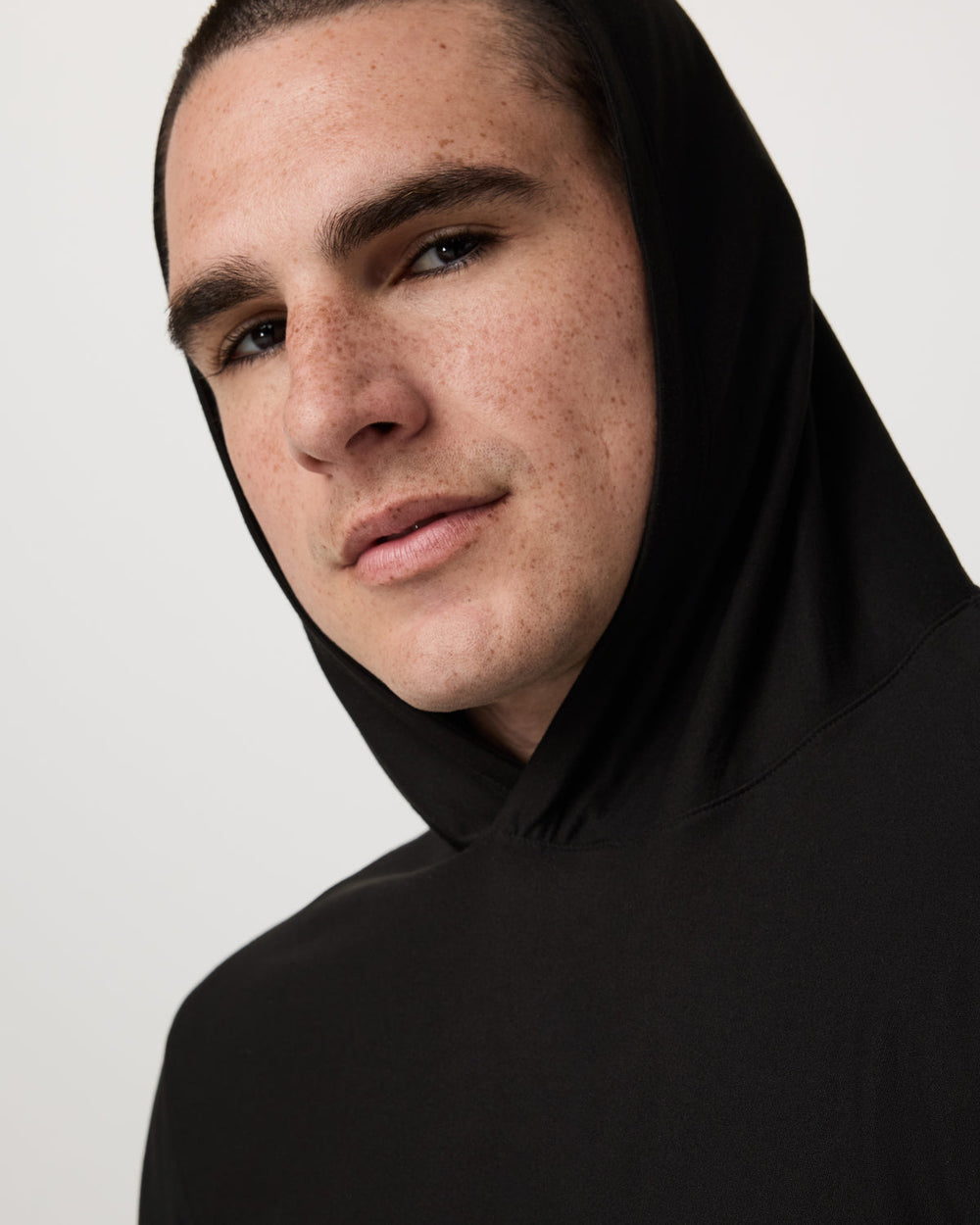 Vuori Strato Tech Hoodie Men's Black Long Sleeve Hoodie