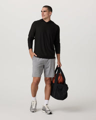 Vuori Strato Tech Hoodie Men's Black Long Sleeve Hoodie