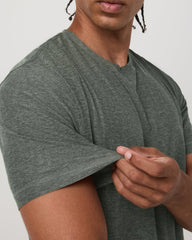 Vuori Strato Tech Tee Men's River Rock Heather T-Shirt