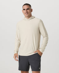 Vuori Strato Tech Hoodie Men's Mushroom Heather Hoodie