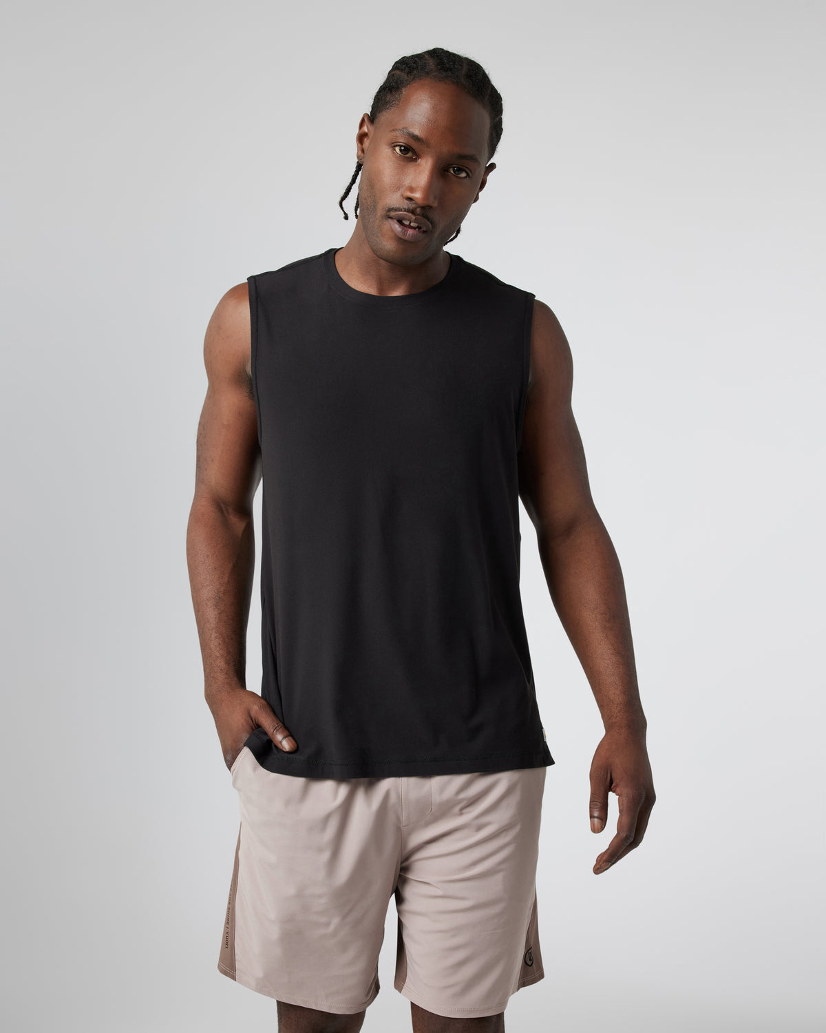 Vuori Strato Muscle Tee Men's Black Muscle Shirt
