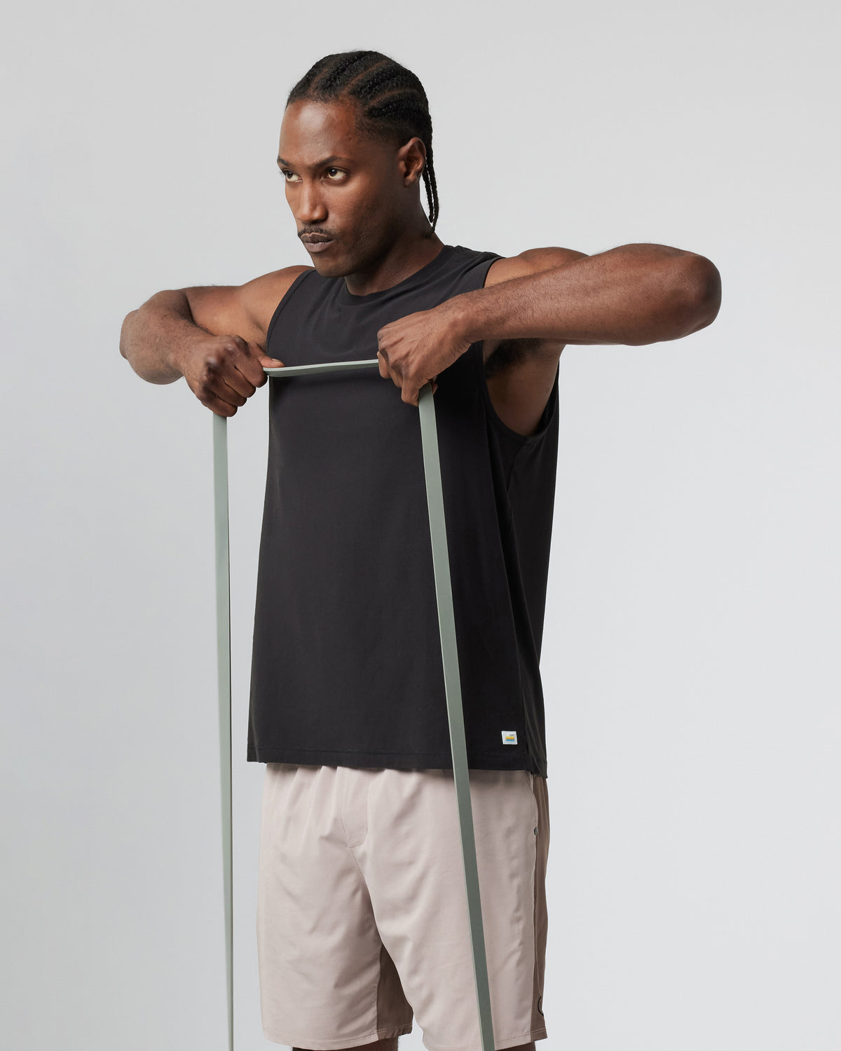 Vuori Strato Muscle Tee Men's Black Muscle Shirt