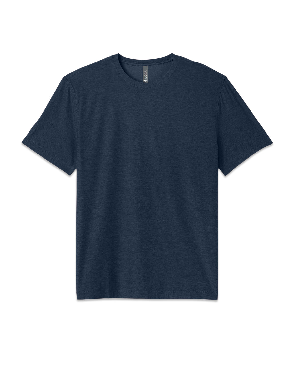 Vuori Men's Short Sleeve Strato Tee - Relaxed Fit Navy Heather