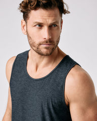 Vuori Strato Tech Tank Charcoal Heather