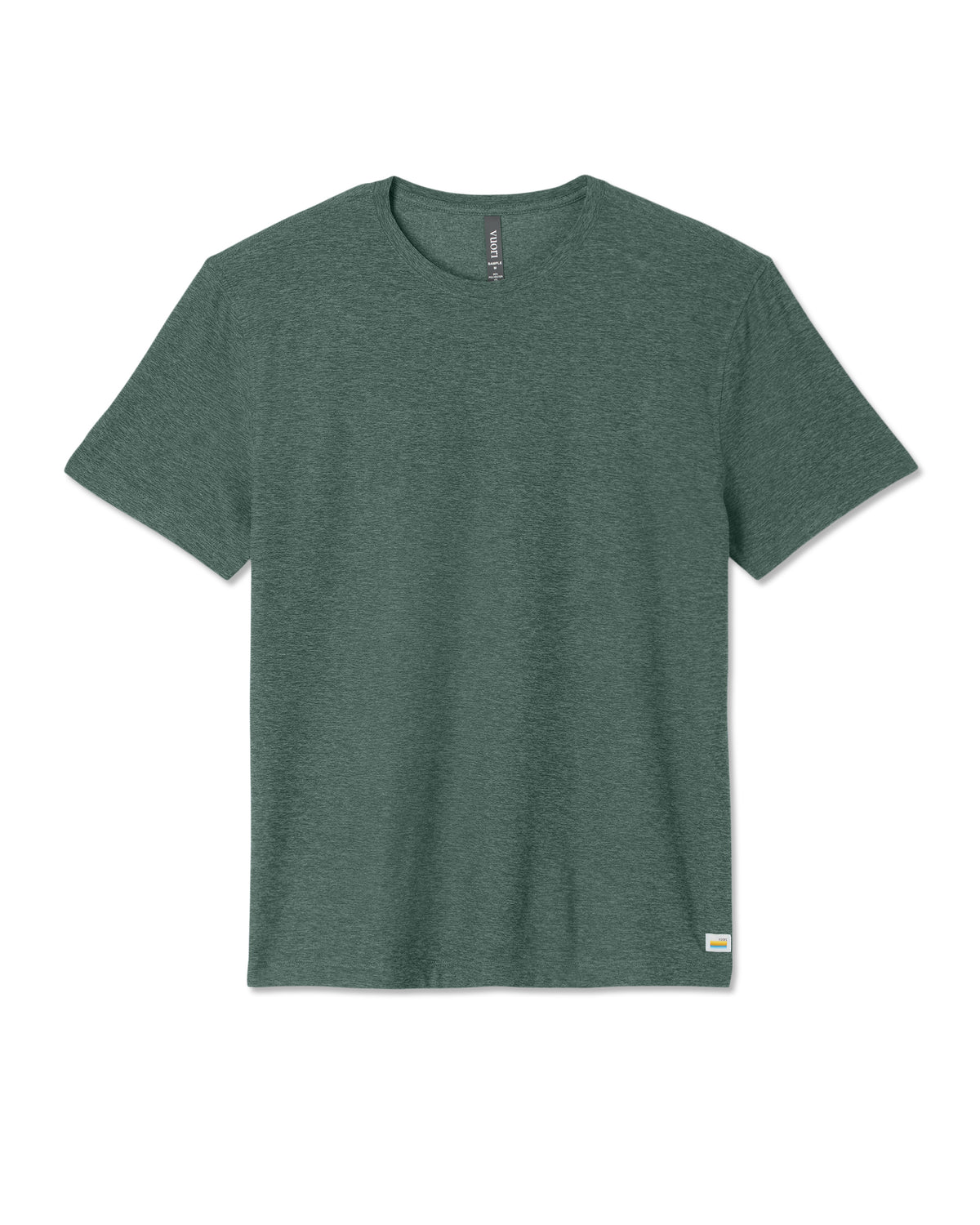 Vuori Short Sleeve Strato Tech Tee-Relaxed Fit Agate Green Heather