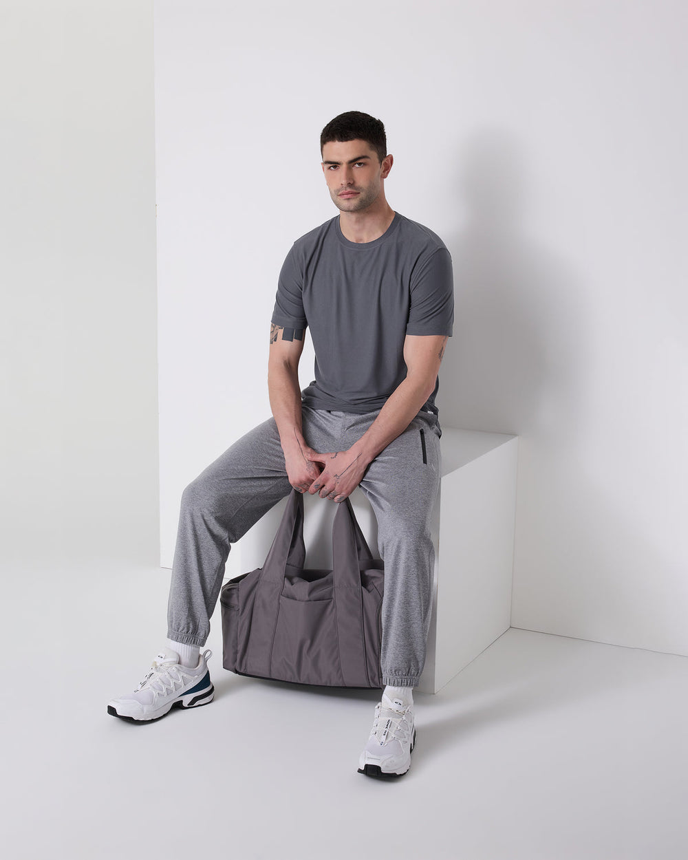 Vuori Strato Tech Tee Men's Moonlight Workout Shirt