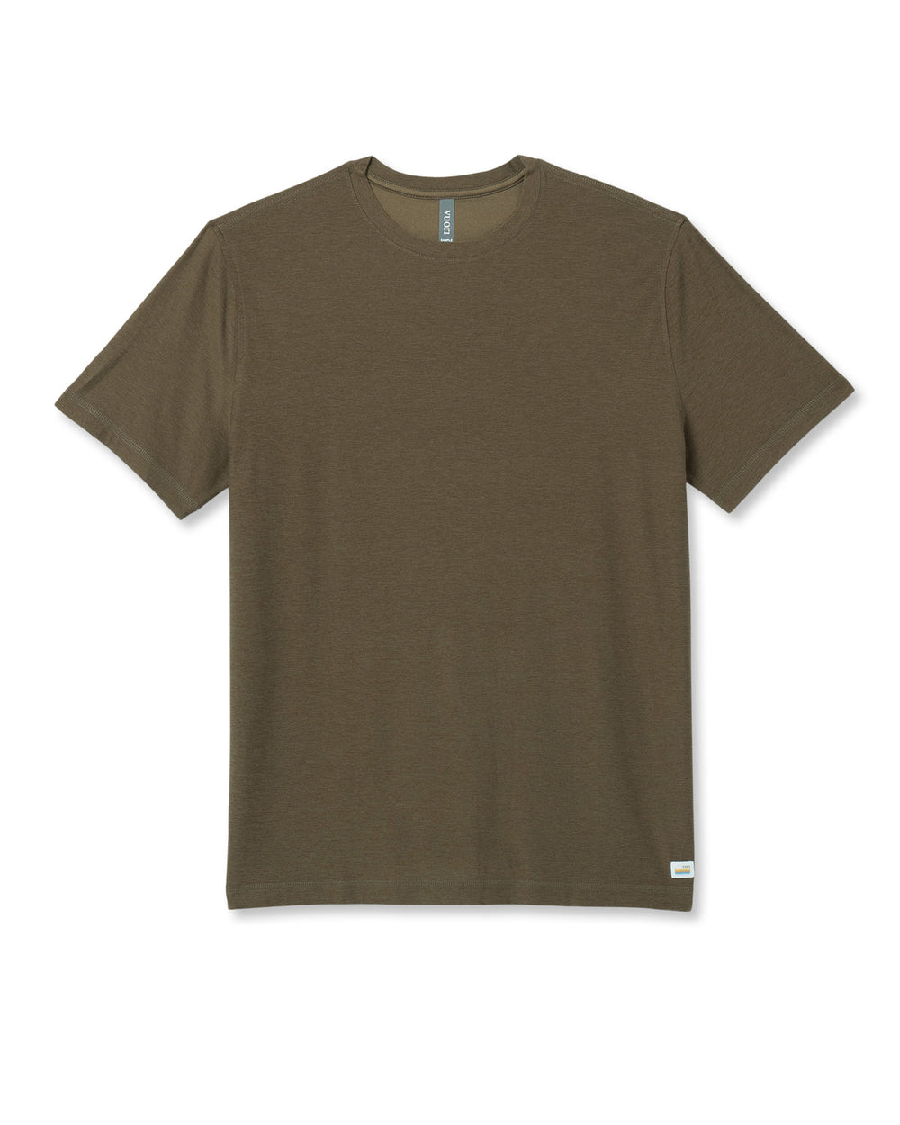 Vuori Strato Tech Tee Men's Moss Green Workout Shirt
