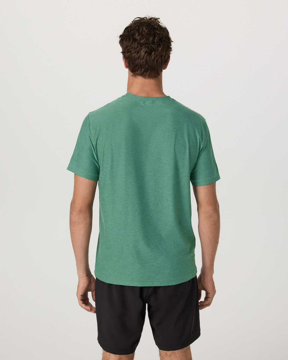 Vuori Strato Tech Tee Men's Hedge Green Workout Shirt