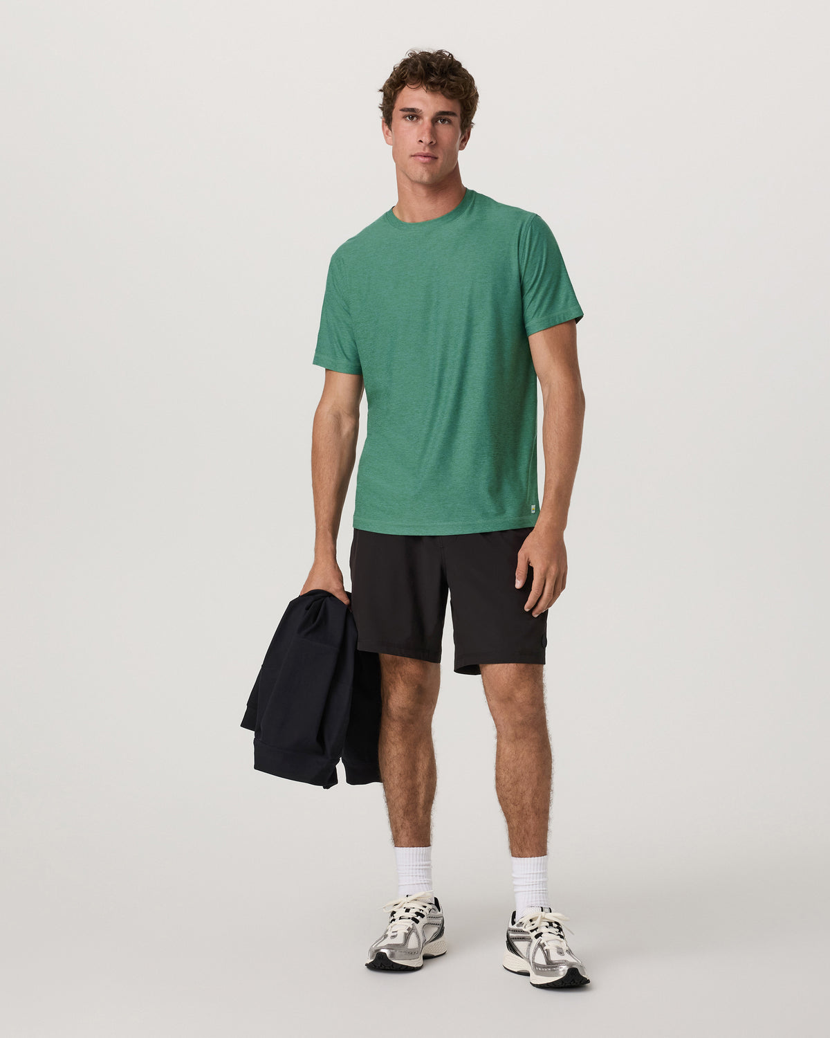 Vuori Strato Tech Tee Men's Hedge Green Workout Shirt