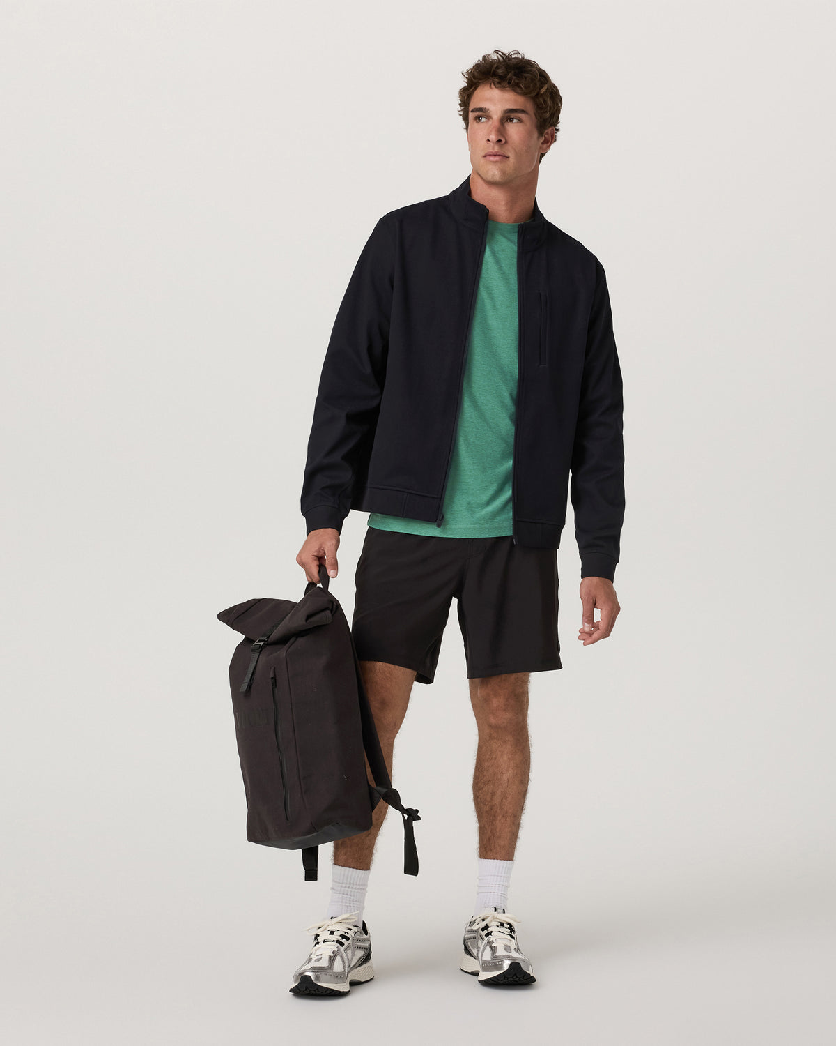 Vuori Strato Tech Tee Men's Hedge Green Workout Shirt