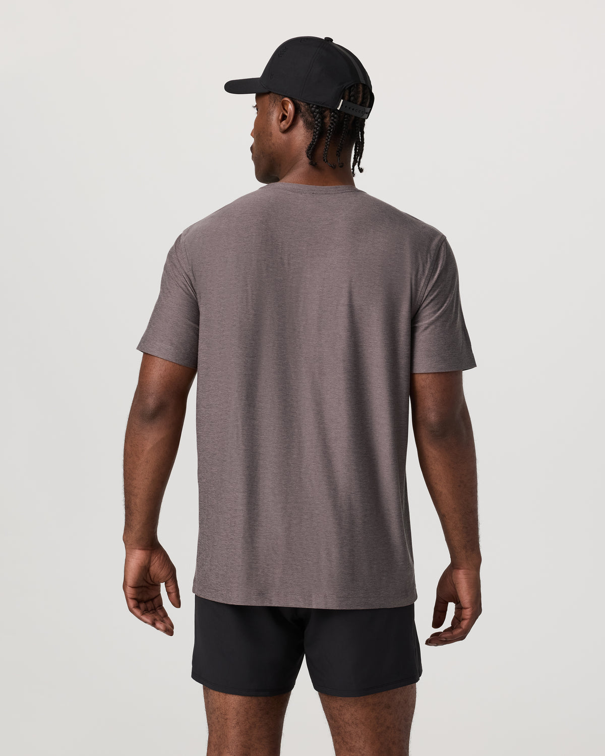 Vuori Men's Short Sleeve Strato Tee - Relaxed Fit Huckleberry