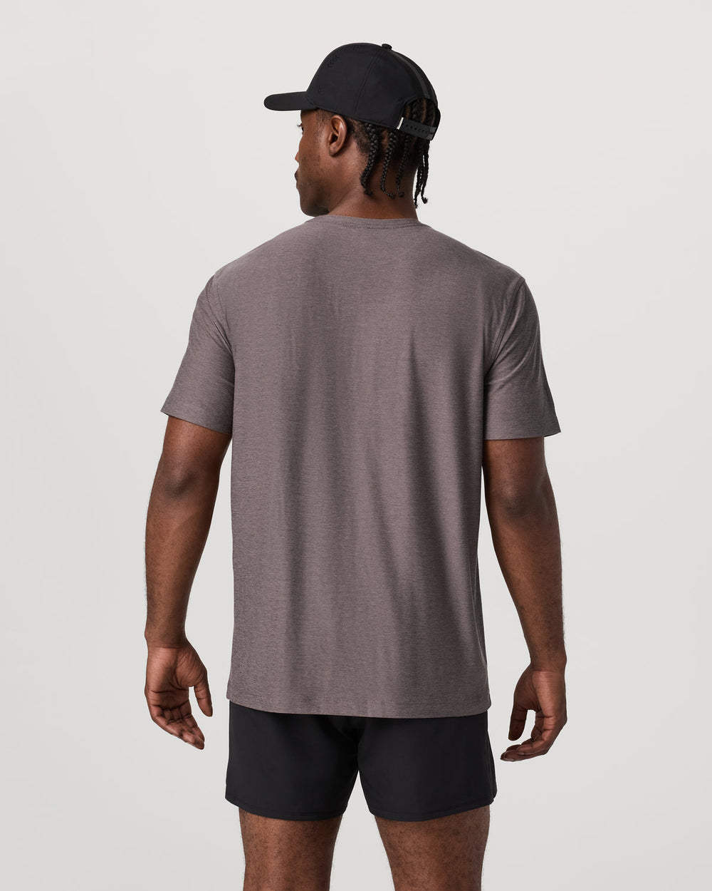 Vuori Men's Short Sleeve Strato Tee - Relaxed Fit Huckleberry