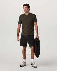 Vuori Strato Tech Tee Men's Dark Oregano Heather T-Shirt
