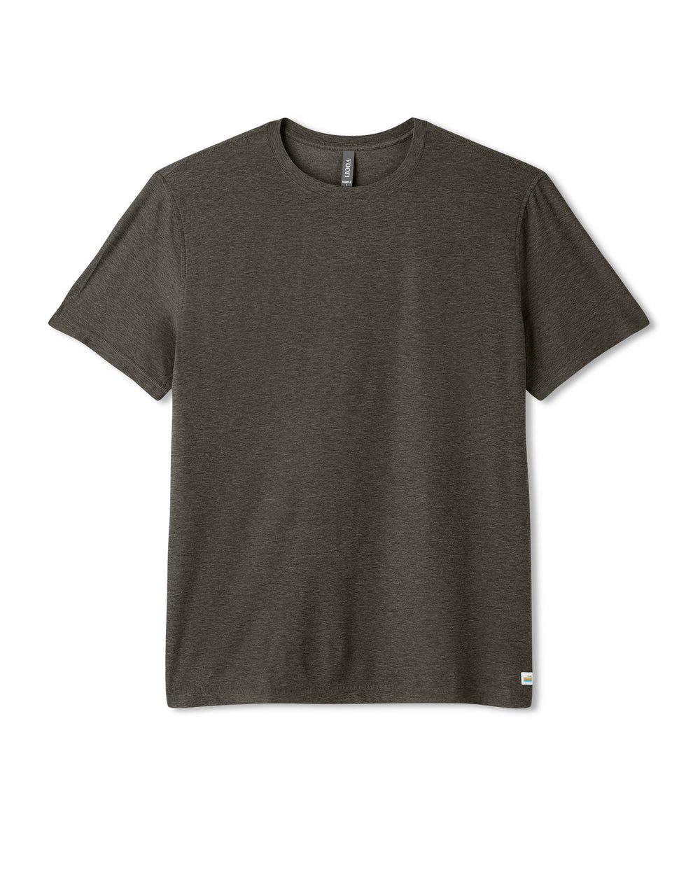 Vuori Strato Tech Tee Men's Dark Oregano Heather T-Shirt