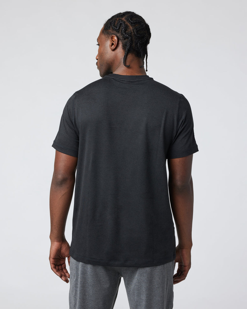 Vuori Short Sleeve Ponto Performance Tee Black Heather