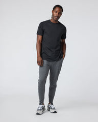 Vuori Short Sleeve Ponto Performance Tee Black Heather