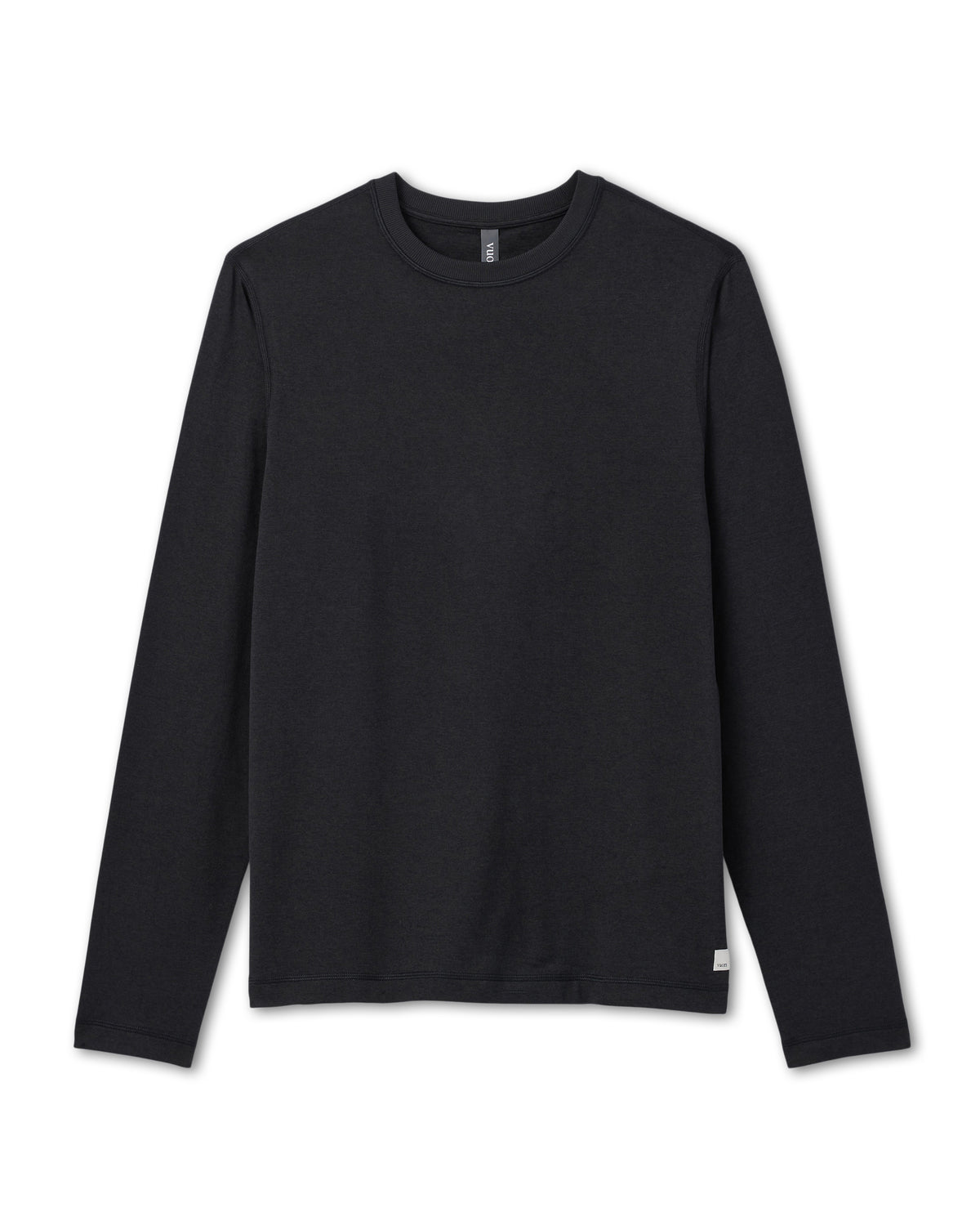 Vuori Long Sleeve Ponto Performance Tee Black Heather
