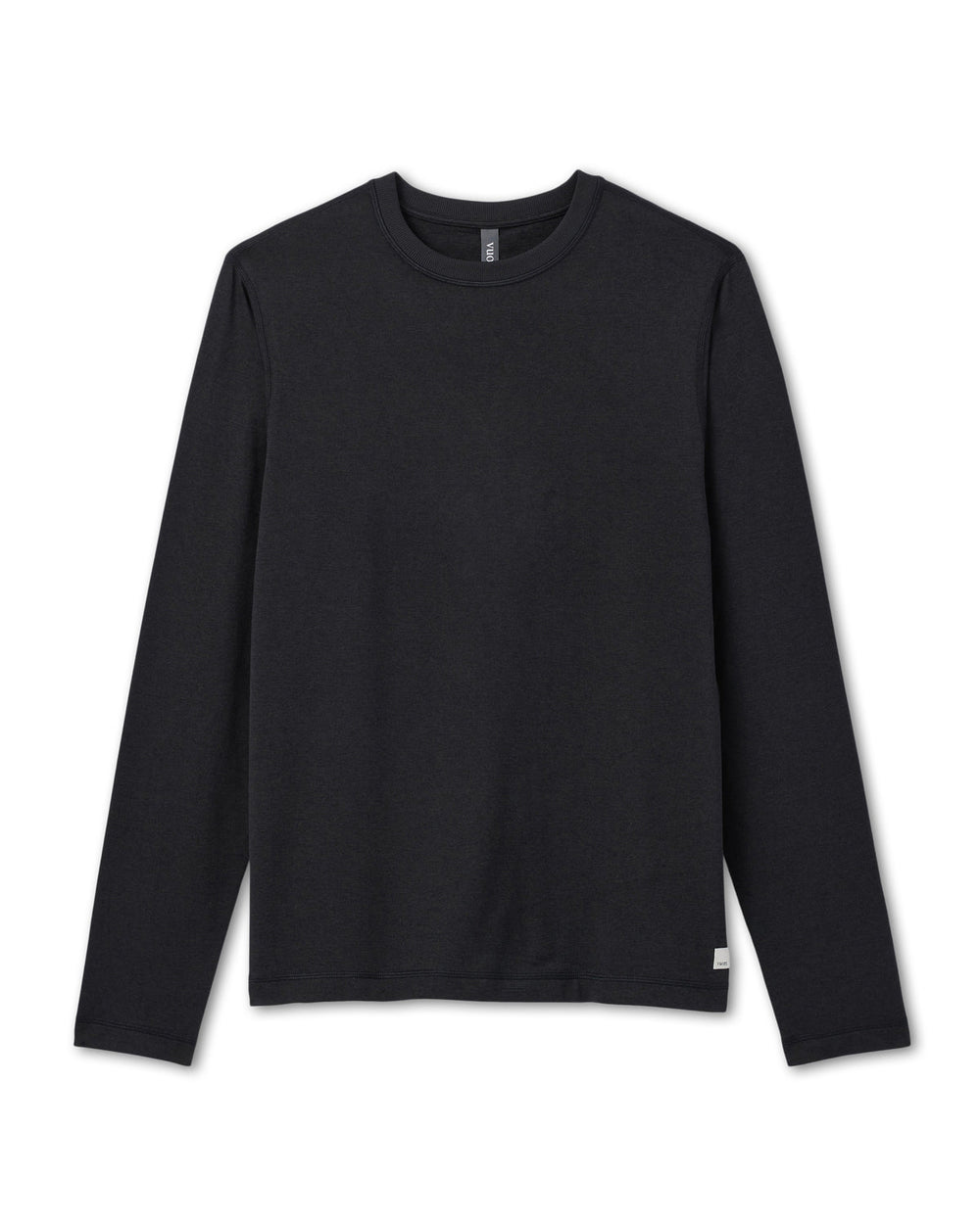 Vuori Long Sleeve Ponto Performance Tee Black Heather