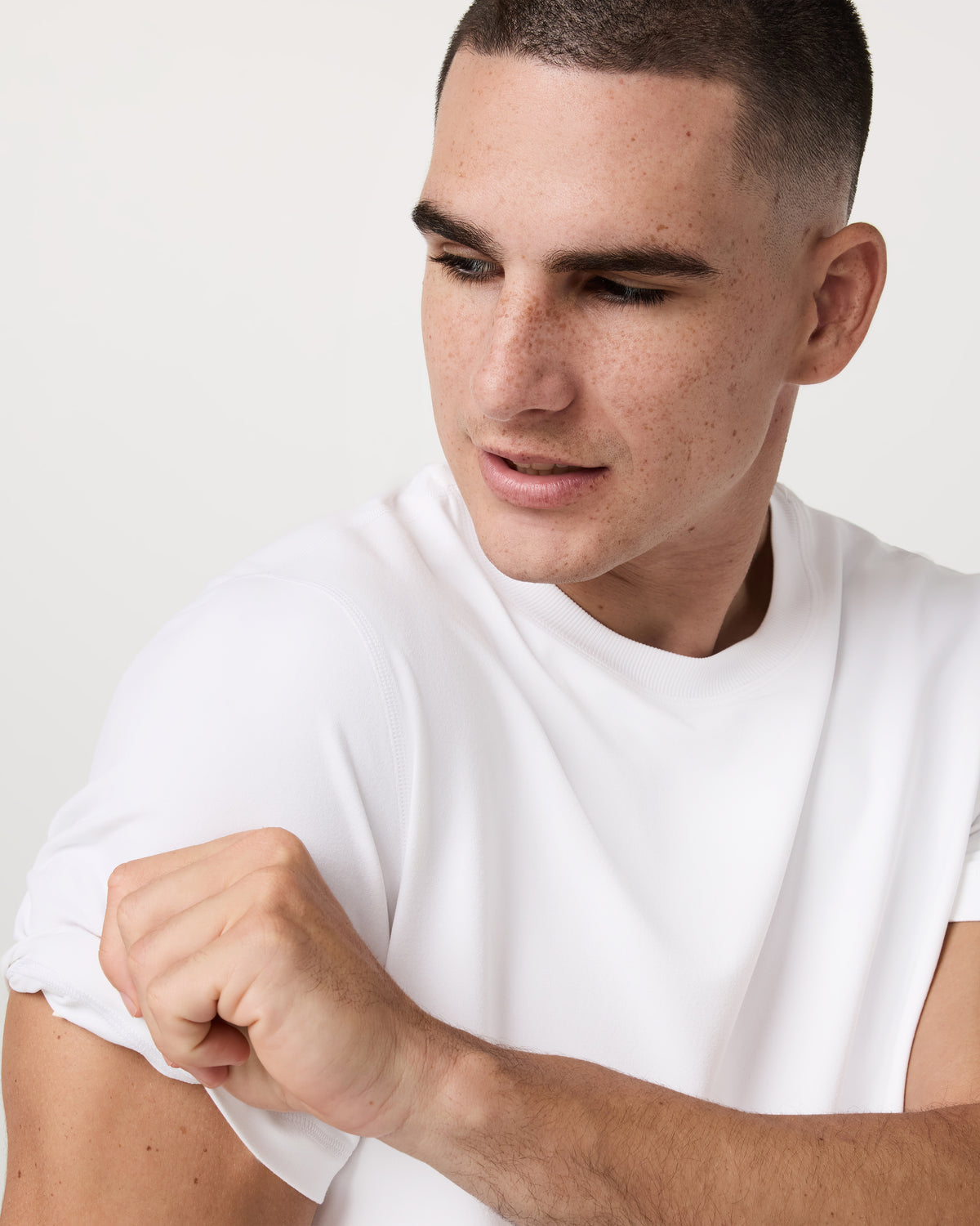 Vuori Men's Short Sleeve Ponto Performance Tee White