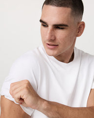 Vuori Men's Short Sleeve Ponto Performance Tee White