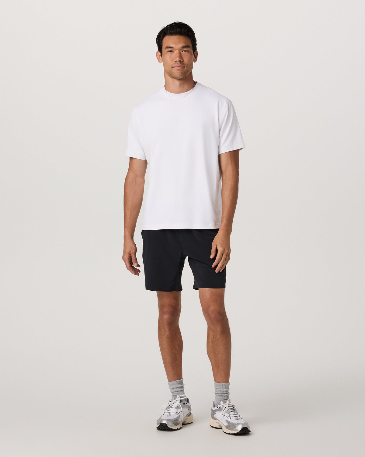 Vuori Men's Short Sleeve Ponto Tee - Relaxed White