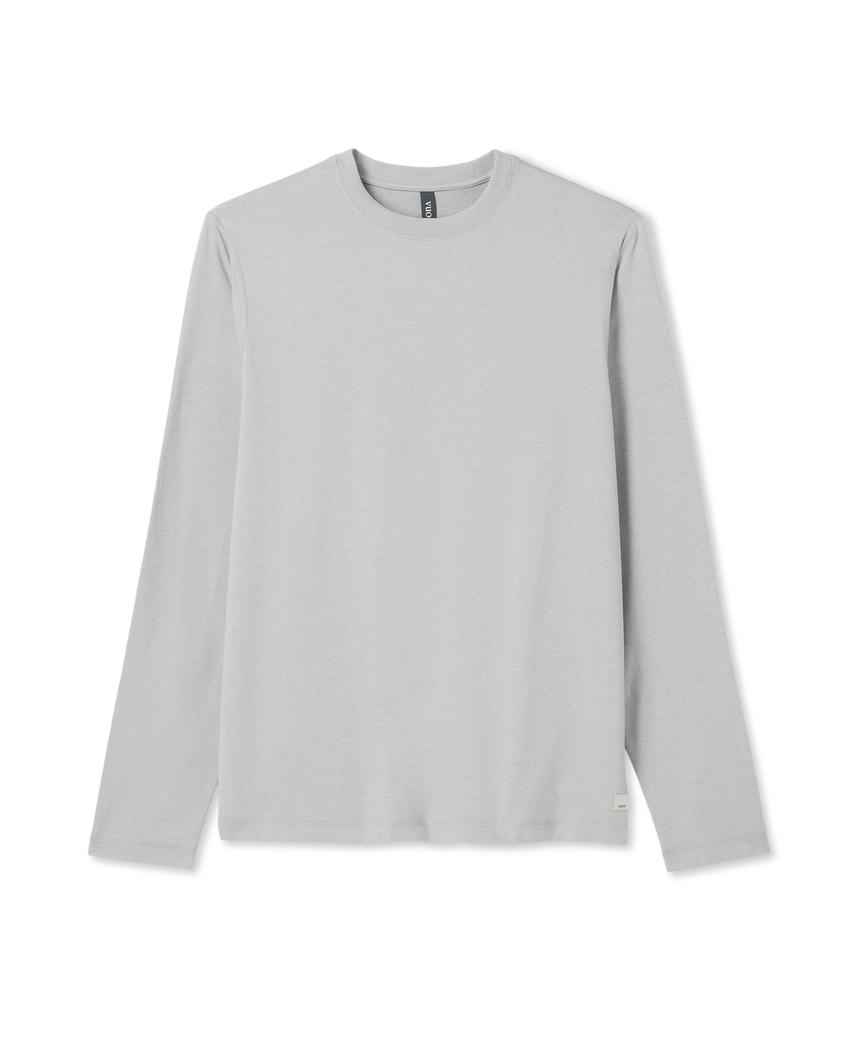 Vuori Long Sleeve Ponto Performance Tee Frost Grey Heather
