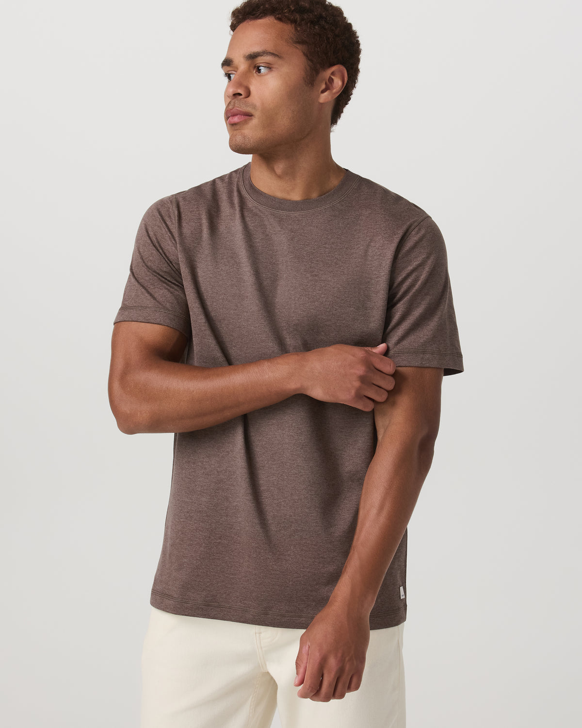 Vuori Men's Short Sleeve Ponto Performance Tee Elm Heather