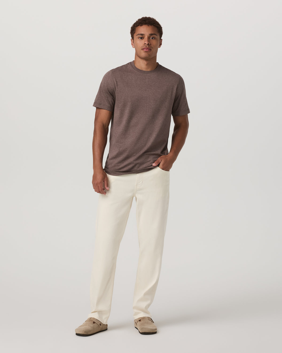 Vuori Men's Short Sleeve Ponto Performance Tee Elm Heather