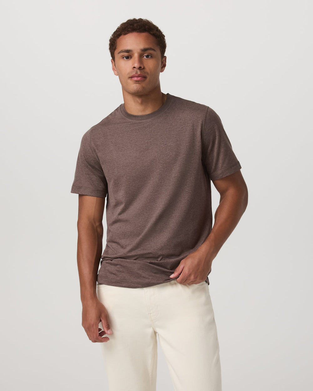 Vuori Men's Short Sleeve Ponto Performance Tee Elm Heather
