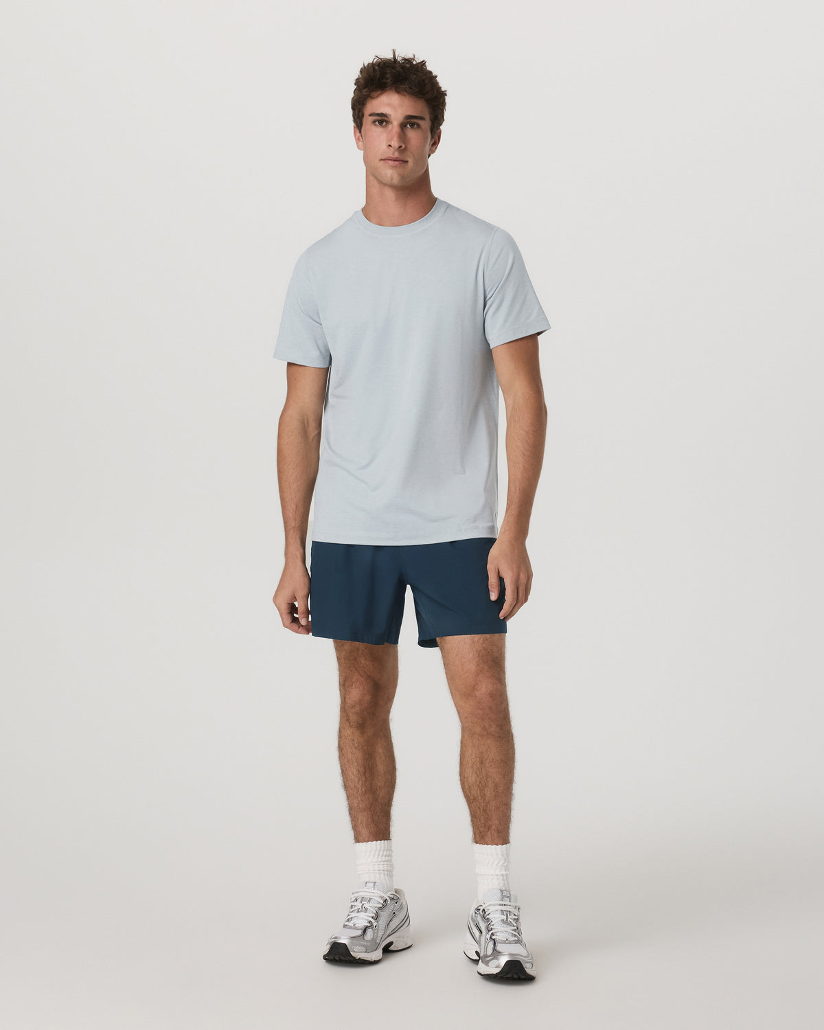 Vuori Short Sleeve Ponto Performance Tee Harbor Grey Heather