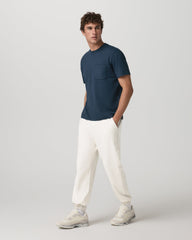Vuori Short Sleeve Ponto Pocket Tee - Relaxed Fit Ocean Blue