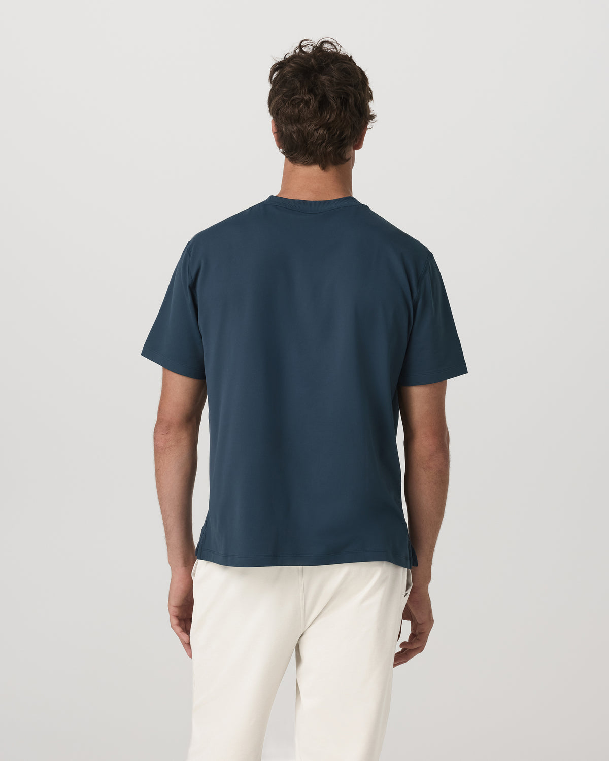 Vuori Short Sleeve Ponto Pocket Tee - Relaxed Fit Ocean Blue