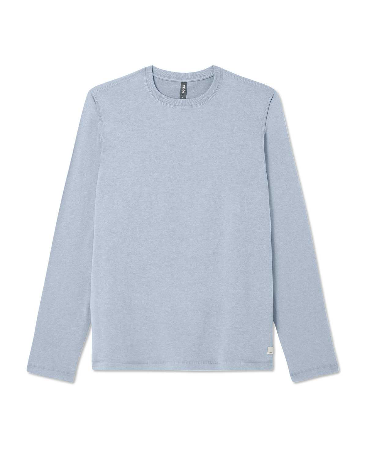 Vuori Long Sleeve Ponto Performance Tee Blue Dusk Heather