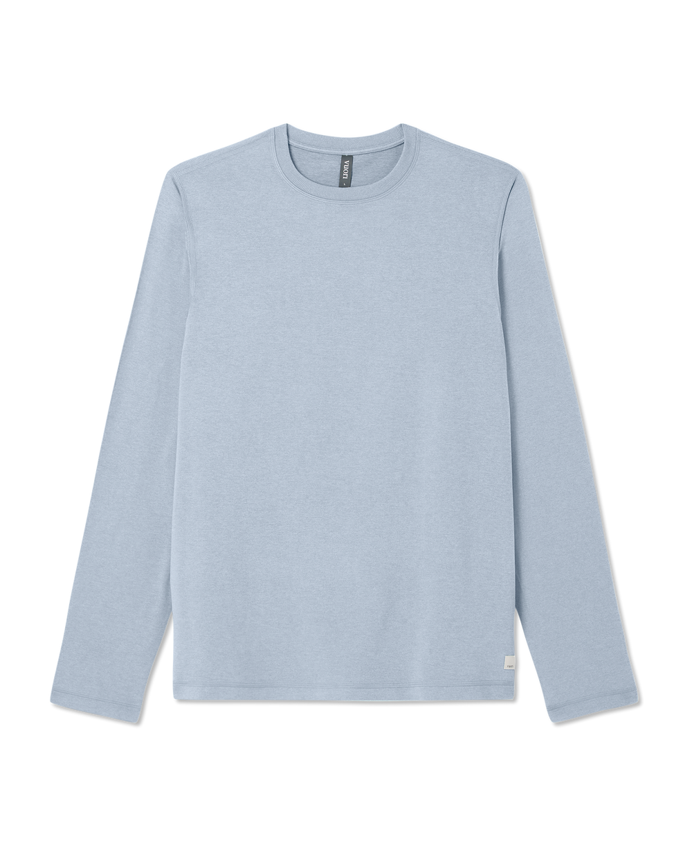 Vuori Long Sleeve Ponto Performance Tee Blue Dusk Heather