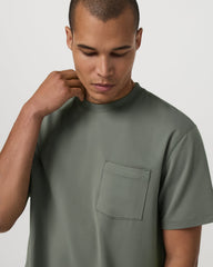 Vuori Short Sleeve Ponto Pocket Tee - Relaxed Fit Light Oregano