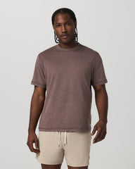 Vuori Short Sleeve Ponto Tee - Relaxed Fit Elm Heather