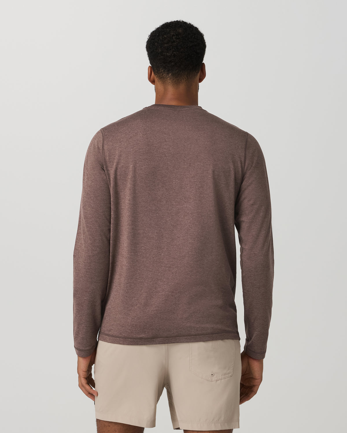Vuori Men's Long Sleeve Ponto Performance Tee Elm Heather
