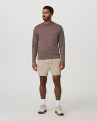 Vuori Men's Long Sleeve Ponto Performance Tee Elm Heather
