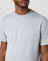 Vuori Short Sleeve Ponto Tee - Relaxed Fit Harbor Grey Heather