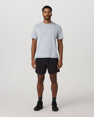 Vuori Short Sleeve Ponto Tee - Relaxed Fit Harbor Grey Heather