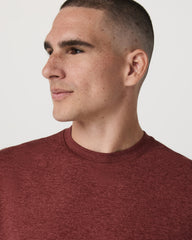Vuori Men's Short Sleeve Ponto Tee - Relaxed Spiced Apple
