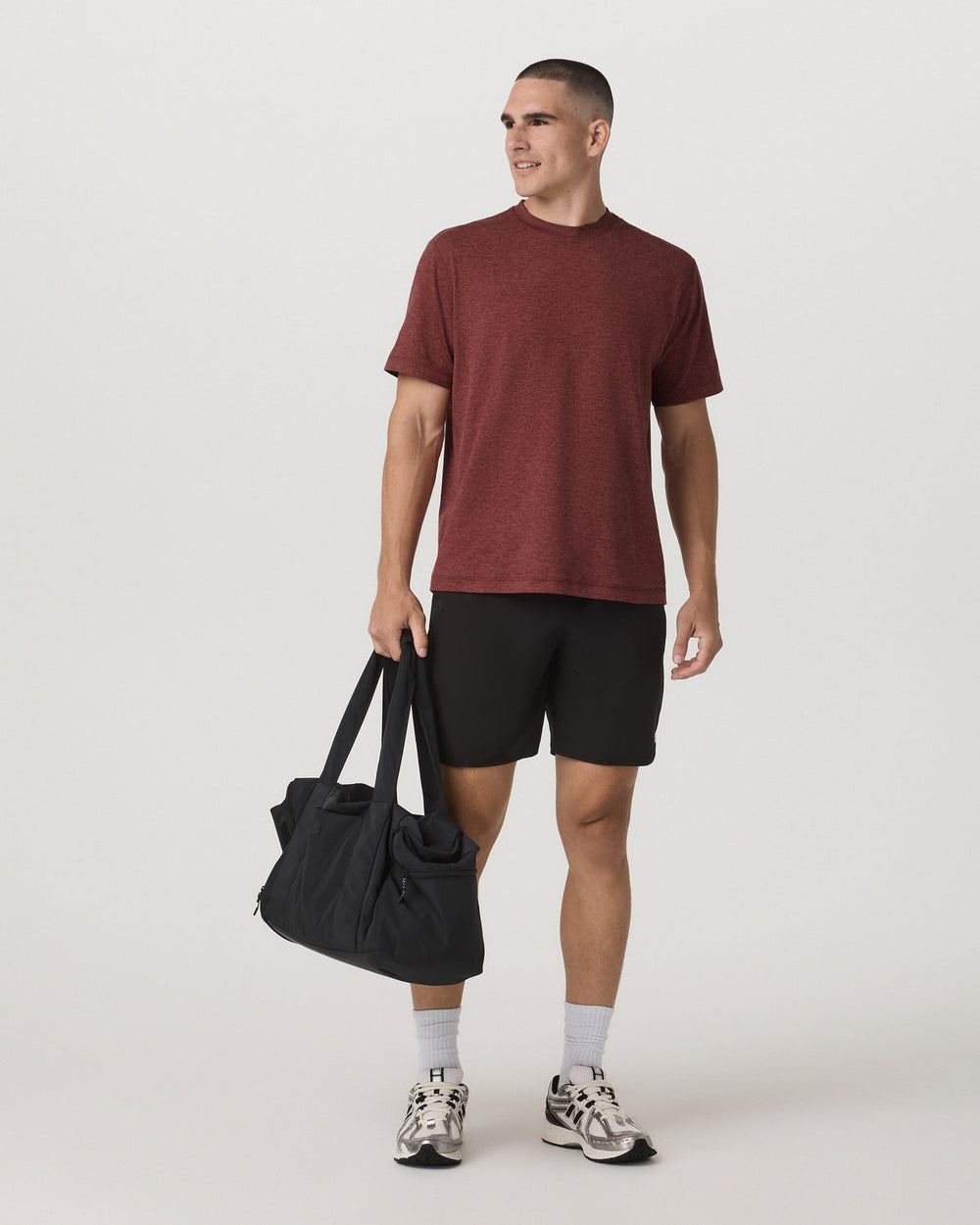 Vuori Men's Short Sleeve Ponto Tee - Relaxed Spiced Apple