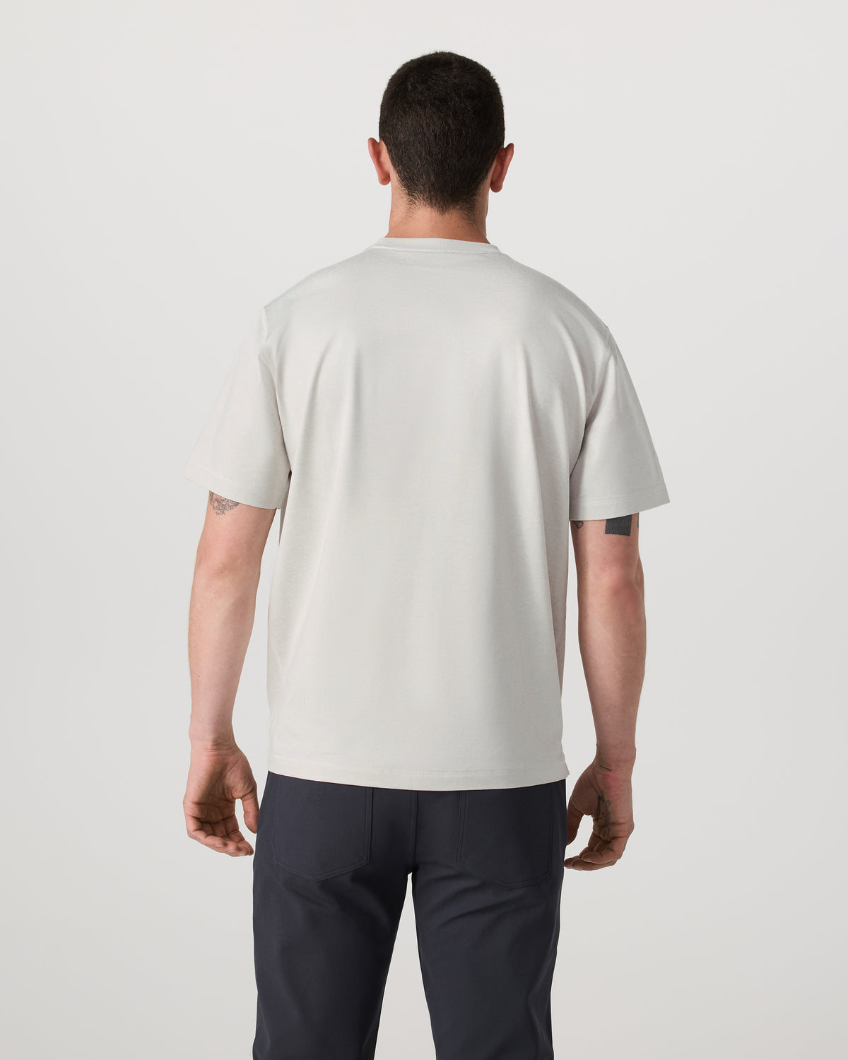 Vuori Men's Short Sleeve Ponto Tee - Relaxed Salt Heather