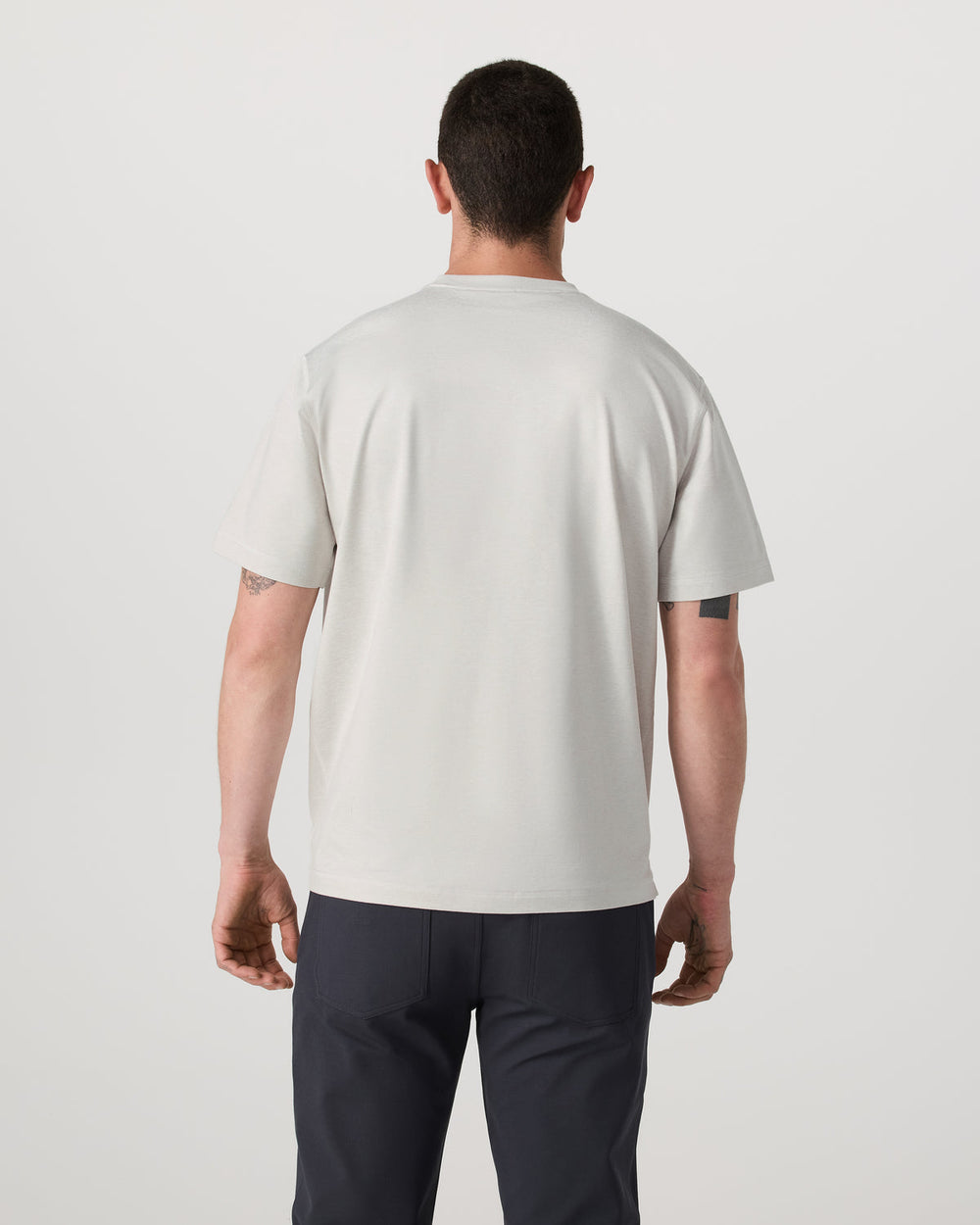 Vuori Men's Short Sleeve Ponto Tee - Relaxed Salt Heather