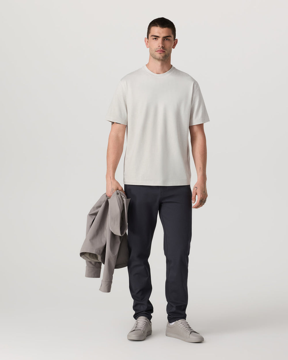 Vuori Men's Short Sleeve Ponto Tee - Relaxed Salt Heather