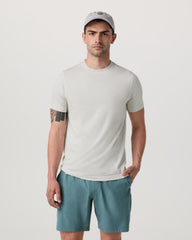 Vuori Men's Short Sleeve Ponto Performance Tee Salt Heather