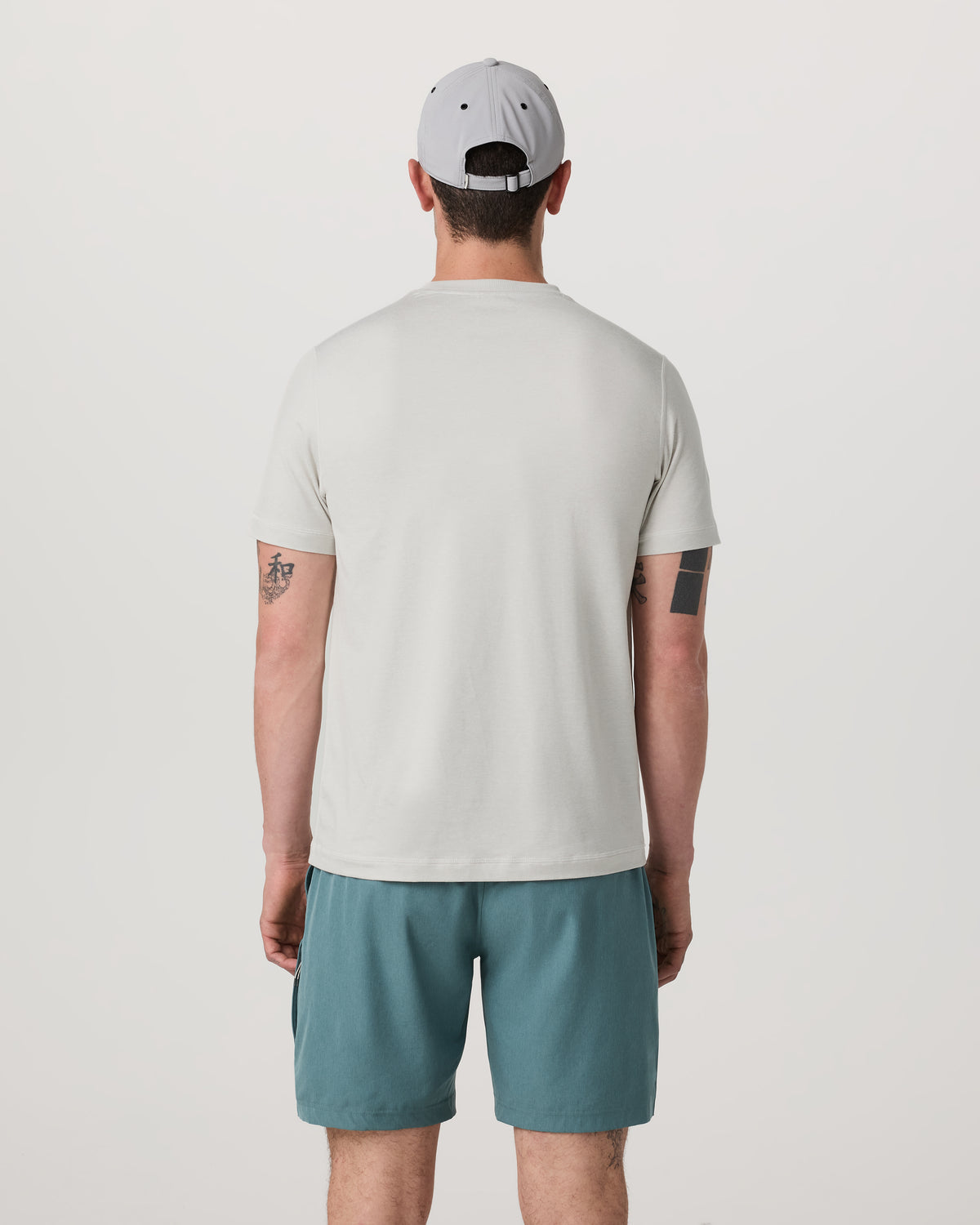 Vuori Men's Short Sleeve Ponto Performance Tee Salt Heather