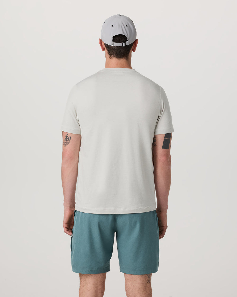 Vuori Men's Short Sleeve Ponto Performance Tee Salt Heather