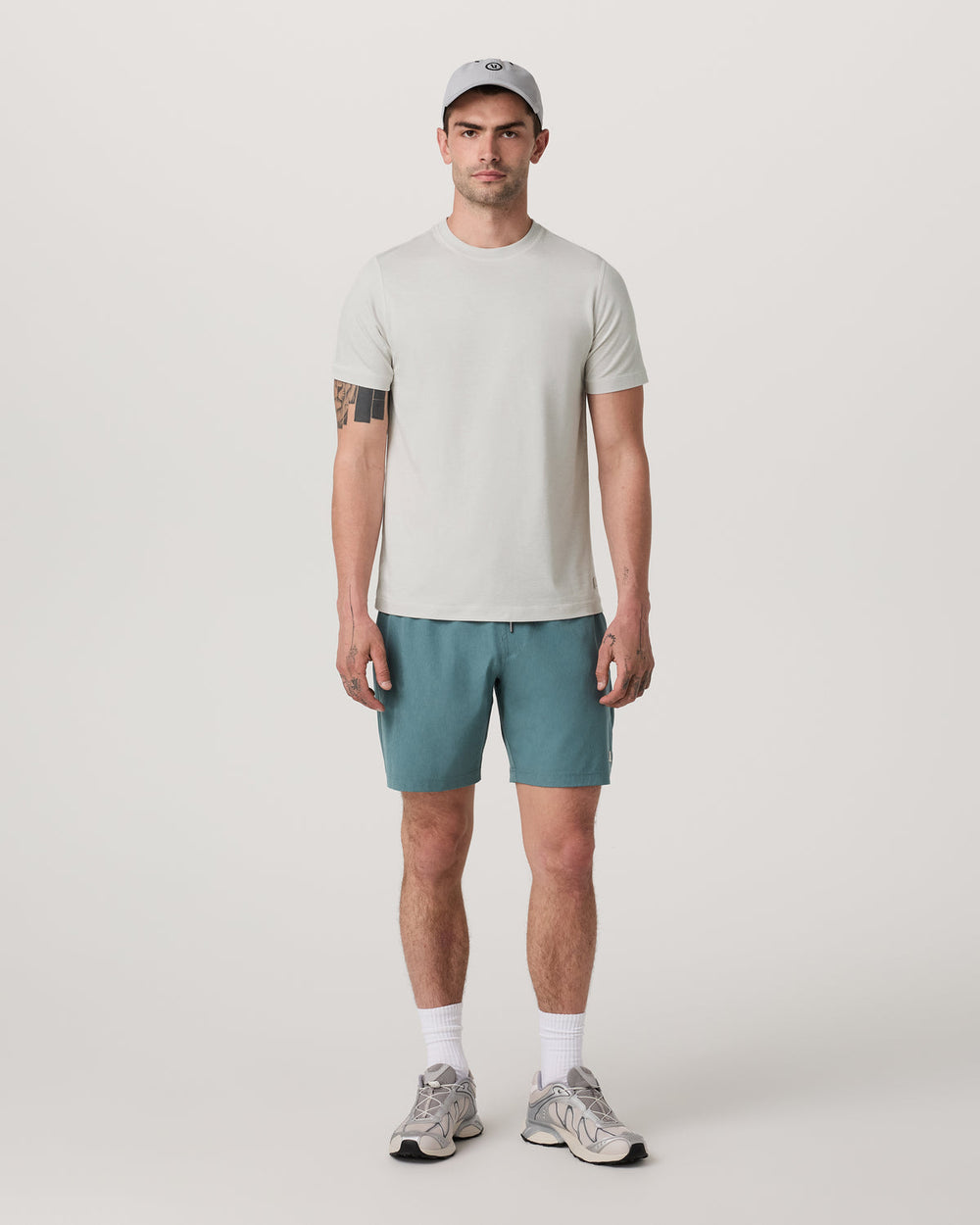 Vuori Men's Short Sleeve Ponto Performance Tee Salt Heather
